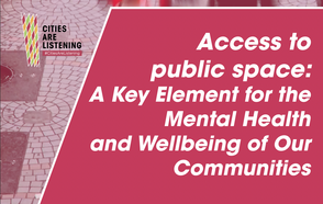 The recovery needs to also consider our communities’ mental health and equitable access to public space.