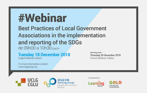 #Webinar: Best practices of Local Government Associations in the implementation and reporting of the SDGs