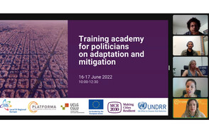 Climate Training Academy for Politicians on adaptation and mitigation