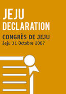 Declaration Finale du Congres de Jeju 
