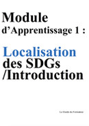 Module d’Apprentissage 1: Localisation des SDGs /Introduction
