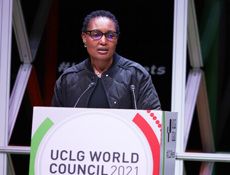 Thembisile Nkadimeng resigns as Copresident of UCLG, remains close to local and regional governments from the national level