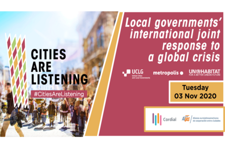 #CitiesAreListening: Local governments’ international joint response to a global crisis