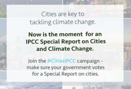 For an IPCC Special Report on Cities and Climate Change 